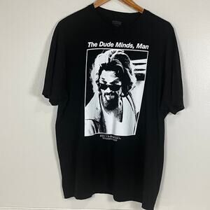 American Classics "The Dude Minds, Man" The Big Lebowski T-Shirt Black XL